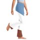thumbnail image 4 of Odeerbi 2-13 Años Niñas Pantalones de Yoga de Pierna Ancha Color Bloque Entrenamiento Baile Pantalones Deportivos Elasticidad Linda Cintura Alta Pantalones de Pierna Recta, 4 of 9