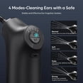 thumbnail image 4 of Electric Ear Wax Removal Kit, Water Powered Automatic Efficient Safe 4 Pressure Modes Electric Ear Cleaner With 10pcs Nozzles For Shower, 4 of 8