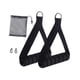 thumbnail image 1 of 2x Asas de ejercicio para bandas de resistencia, cómodas asas para bandas de resistencia, solo para levantamiento de pesas con máquina de cable Negro, 1 of 8
