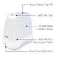 thumbnail image 6 of Crane x HALLS® Collapsible Cool Mist Humidifier, 3.5L/1 Gallon, White, 6 of 9
