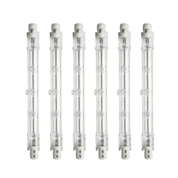Xtricity T3 J Type 118MM Double Ended RSC Base Halogen Bulb, 200W, 2700K, 130V, 6 Pack