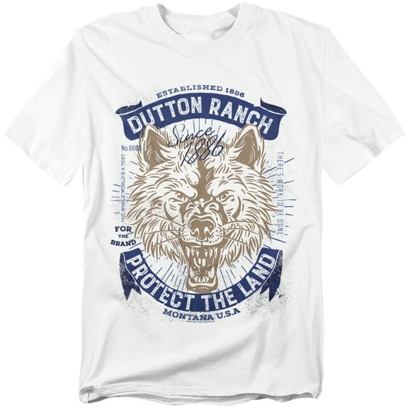 Yellowstone T-Shirt Protect The Land Wolf Unisex Graphic Tee for Men & Women