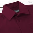 thumbnail image 4 of Spring Notion Boys' Cotton Blend Dress Shirt and Matching Necktie Set 16 Burgundy-10, 4 of 5