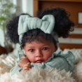 thumbnail image 1 of Muñeca Reborn BABESIDE Relike Black de 50 cm con kit de alimentación, 1 of 7