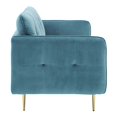 thumbnail image 2 of Modway Cameron Tufted Performance Velvet Sofa in Sea Blue, 2 of 10
