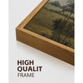 thumbnail image 3 of Drsoum Vintage Landscape Wall Art Grassland Wall Prints Classic Retro Farmhouse Rustic Decorations for Living Room Bedroom 11x14in3pcs Natural Framed, 3 of 5