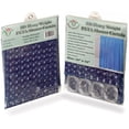 thumbnail image 6 of Shower Curtain Liner 3D Semi Transparent Heavy 8G Thick PEVA Waterproof Plastic Metal Grommets and Weighted Magnets 70 x 72 inches with Hooks Diamond Navy Blue, 6 of 8