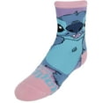 thumbnail image 4 of Textiel Trade Kid's Disney's Lilo & Stitch Fun Novelty Socks (3 Pair), 4 of 5