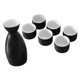 thumbnail image 1 of 1 juego de sake japonés, kit de cerámica para servir vino, botella y tazas de sake de porcelana, vajilla tradicional de cerámica, jarra y vasos para sake caliente., 1 of 7