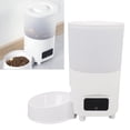 thumbnail image 1 of 3L Large Capacity Smart Pet Feeder, Automatic Cat Feeder with Timer Remote Control Anti Overflow USB or Battery Powered for Indoor Home, 1 of 7