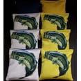 thumbnail image 2 of BackYardGamesUSA BASS Trout Fish Fisherman 8 Regulation Custom Fishing Cornhole Bags B169, 2 of 2