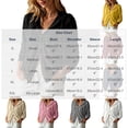 thumbnail image 3 of Cowsor Womens Hooded Button Down Cardigans Long Sleeve Drawstring Hood Side Pockets Solid Color Relaxed Fit Soft Knit Breathable Casual Layering Sweater Tops, 3 of 7