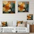 thumbnail image 4 of Designart "Earthy Euphony Hardedge Art wall decor VI" Abstract Floater Framed Wall Art Living Room, 4 of 7