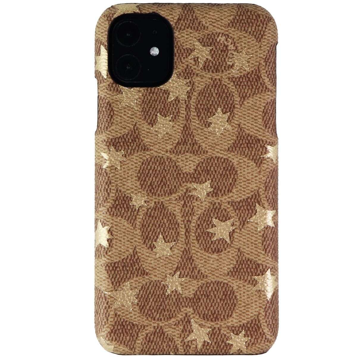 Coach Slim Wrap Case for Apple iPhone 11 Smartphones - Khaki / Gold Foil Stars - image 2 of 2
