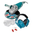 thumbnail image 1 of Combo Esmeriladora 2400w, Orejeras, Goggles de Seguridad y mas azul, 1 of 4