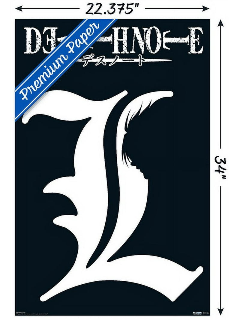 Death Note - L Symbol Wall Poster, 22.375