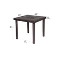 thumbnail image 2 of Afuera Living Contemporary Outdoor Resin Dining Table in Espresso, 2 of 3