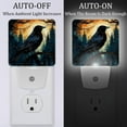 thumbnail image 2 of Crow LED Square Night Lights - Energy Efficient Bedside Lamp with Soft Glow and Auto Sensor, for Bedroom, Nursery, and Hallway - 200 Characters, 2 of 6