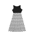 thumbnail image 1 of Mother and Daughter Casual Boho Stripe Maxi Dress Mom&Kid Matching Set Outfits, 1 of 4