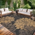 thumbnail image 4 of Reversible Patio Mat – Modern Outdoor Rug – Waterproof, Washable & Weather/UV Resistant – Easy Clean – Garden Use, 4 of 9