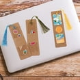 thumbnail image 3 of unbranded  Paper Bookmark Bookmarks for Kids Bulk Plain to Decorate Holder Display Brown, 3 of 7