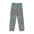 thumbnail image 5 of Balery Foxes and Birds in Forest print Men's Pajama Pants,Ultra Lightweight Pjs,Lounge Pant-Medium, 5 of 9
