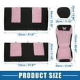 thumbnail image 4 of Kit universal de 9 fundas para asientos de coche Unique Bargains lavables patrón de mariposa color rosa, 4 of 7
