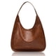 thumbnail image 1 of Bolso de hombro Hobo Purse NEWBELLA de piel sintética, color marrón, 1 of 9