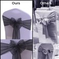 thumbnail image 4 of Ensemble de 10 Nœuds de Chaise Ceintures Décoration pour Mariage Réception Événements Banquets, 4 of 5