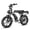 Black-V8, variant on OUXI V8 Mini Electric Bike for Adults, 16" Fat Tire Ebike, 500W 20MPH Electric Bicycle, 36V 10.4Ah, E Bike UL2849