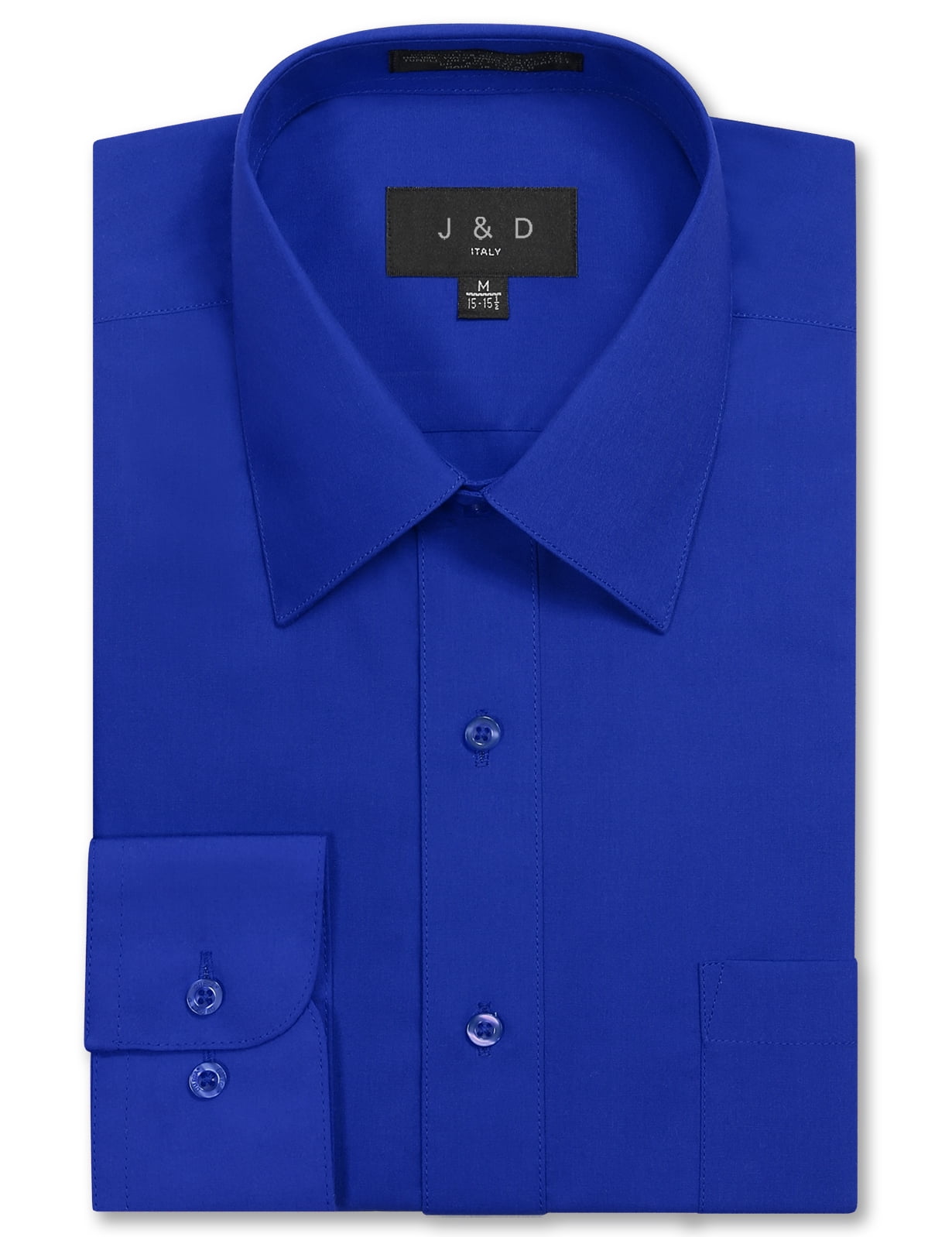 ARTURO Slim Fit Long Sleeve Royal Blue Dress Shirt main image 0