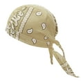 thumbnail image 3 of Hip Hop Pirate Hat Helmet Liner Hat Large Motorcycle Head Wrap Bandana Skull Caps for Men and Women, 3 of 8