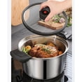 thumbnail image 2 of YIEMEEN Quick Cooking Stainless Steel Pressure Pot Corrosions Resistant Design Cooker, 2 of 16