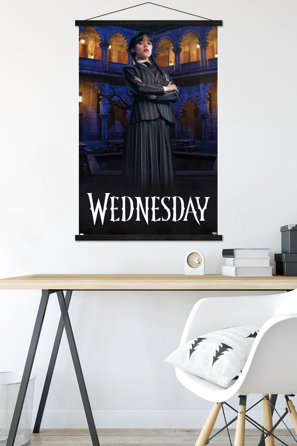 Wednesday - Portrait Wall Poster with Magnetic Frame, 22.375" x 34"