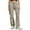 Khaki, variant on Women's Casual Pants High Waisted Wide Leg Cargo Trousers with Pockets Comfortable Loose Fit Workwear for Everyday Use Army Green