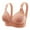 Brown, variant on Women's No Side Effects Underarm-Smoothing Comfort Wireless Lightly Lined T-Shirt Bra(Black,44)