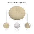 thumbnail image 6 of Covers & All Sunbrella Indoor/Outdoor Throw Pillow, 16 Inch Round Cushion Cover with Insert, 6 of 8