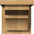 thumbnail image 2 of 7 1/2"W x 8"D x 8"H Monterey Smooth Corbel w/Backplate, Western Red Cedar, 2 of 9