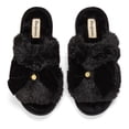 thumbnail image 5 of Dearfoams Women's Bianca Pile Slide Slipper with Bow, 5 of 9