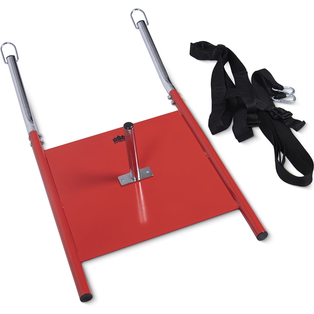 One Size ND Sports Agility Strength Training Fitness Speed Sled With Padded Shoulder Harness Red 