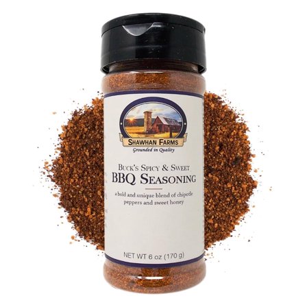 Buck's Best Sweet & Spicy BBQ Seasoning | 6 oz | Shawhan Farms