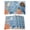 Blue, variant on Blue Red Seahorse Coastal Placemats Set of 4 Retro Beach Coral Nautical Place Mats Indoor Wipeable Table Mats Washable Cloth Dining Table Placemats for Kitchen Holiday Party Home Decor 13x19 Inch