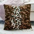 thumbnail image 6 of Home Soft Things Faux Fur 2 Piece Throw Pillow Cover Set - ML Leopard - 20'' x 20'', 6 of 6
