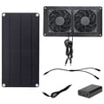 thumbnail image 1 of Extractor Aire Doble Ventilador Solar 10W 12V Impermeable para Casas Cobertizo RV Ndcxsfigh Rojo Verde, 1 of 9