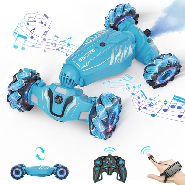 Control remoto RC Stunt Car Dysaim con sensor de gestos para 4WD, 6-12 años