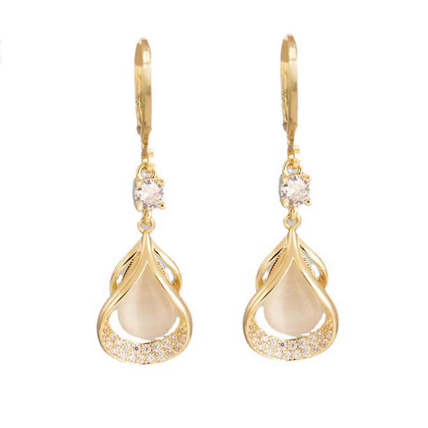 Pinza para el cabello sin orificio para la oreja, aretes de metal con incrustaciones de diamantes multicapa en forma de C, aretes detumescentes