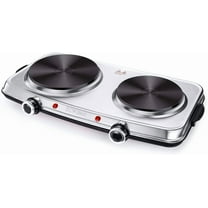 SUNAVO 1800W 2-Coil Stainless Steel Countertop Burner