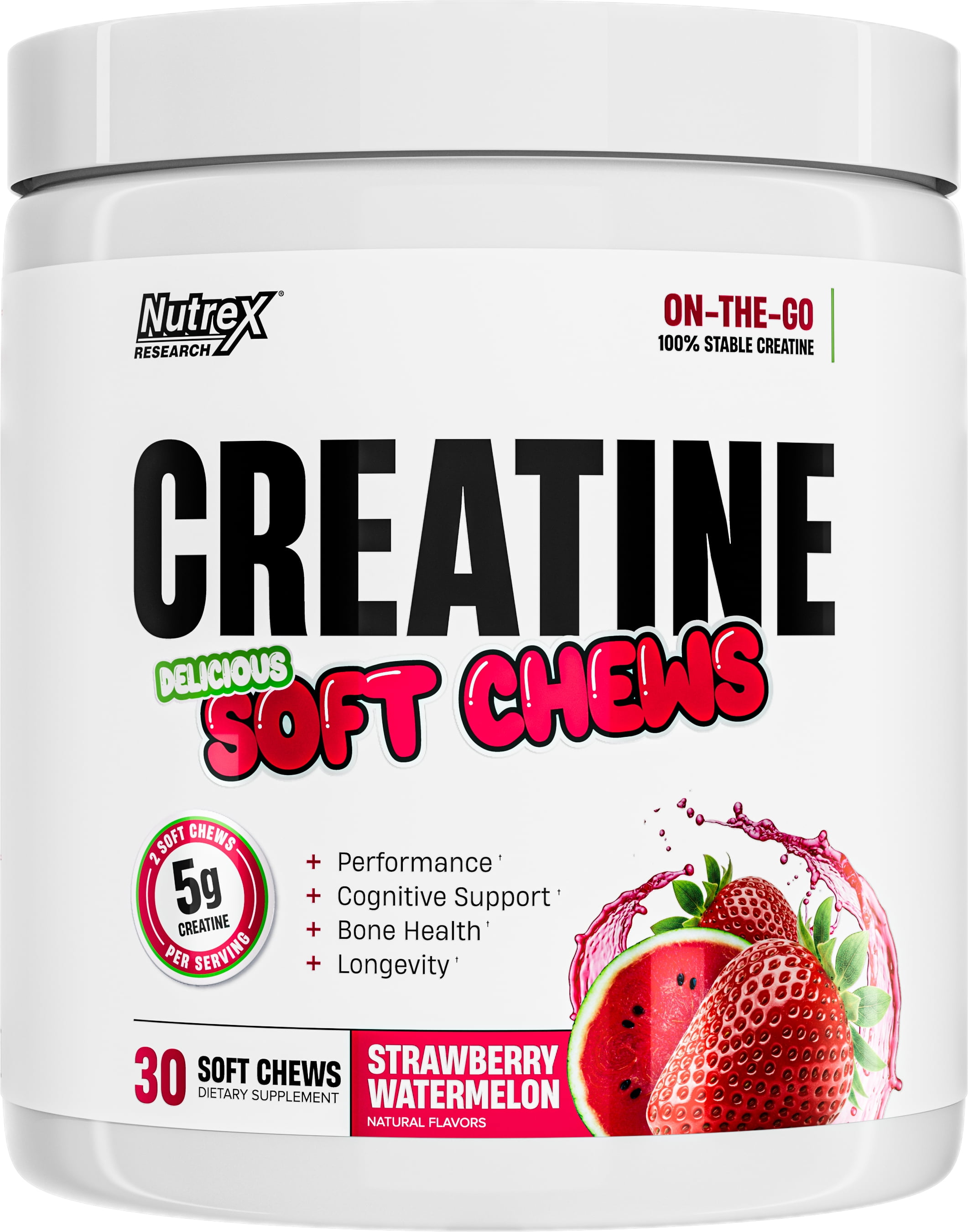 Cybergenics Creatine Monohydrate Powder, Pure Creatine, 5 grams