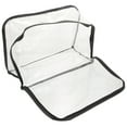 thumbnail image 4 of Masteelf Transparent Black Edge Bag Dust Storage Giant Big Makeup Reusable Hand Bags, 4 of 8
