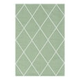 thumbnail image 3 of Unique Loom Decatur Collection Area Rug - Diamond (4' 2" x 6' Rectangle Green/Ivory), 3 of 7